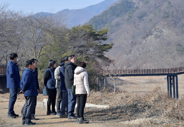 이병노 군수 용마루길 현장점검 / 담양군 제공